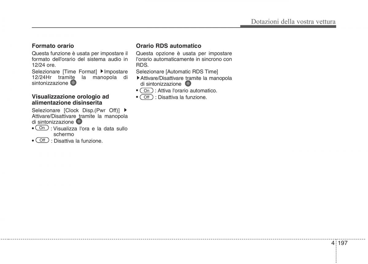 KIA Carens III 3 manuale del proprietario / page 286