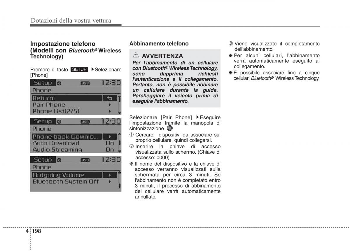 KIA Carens III 3 manuale del proprietario / page 287