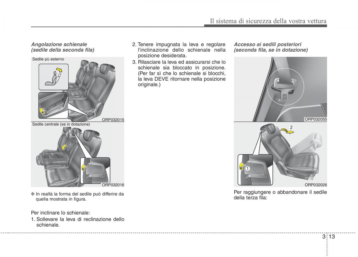 KIA Carens III 3 manuale del proprietario / page 29