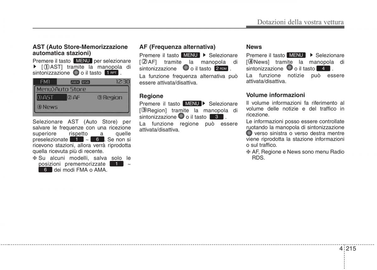 KIA Carens III 3 manuale del proprietario / page 304