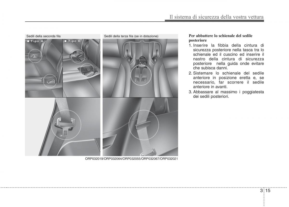 KIA Carens III 3 manuale del proprietario / page 31