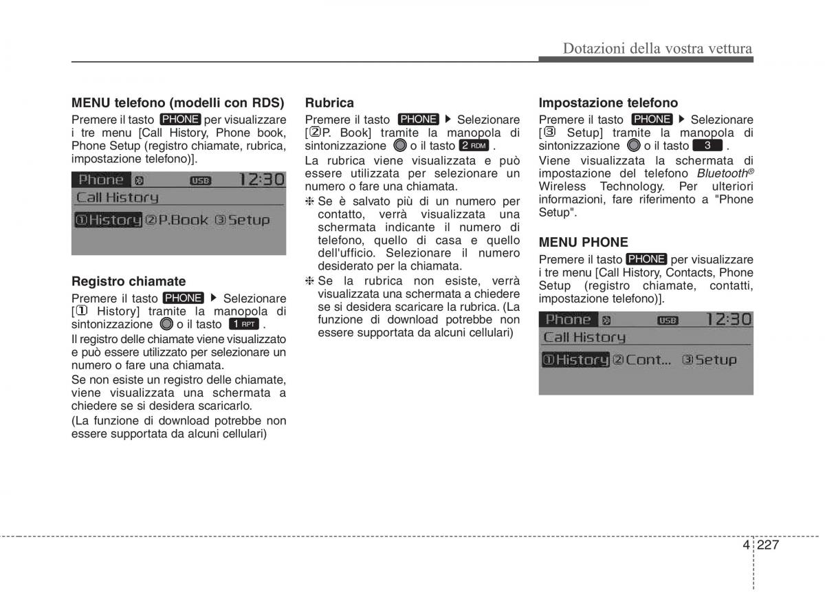 KIA Carens III 3 manuale del proprietario / page 316