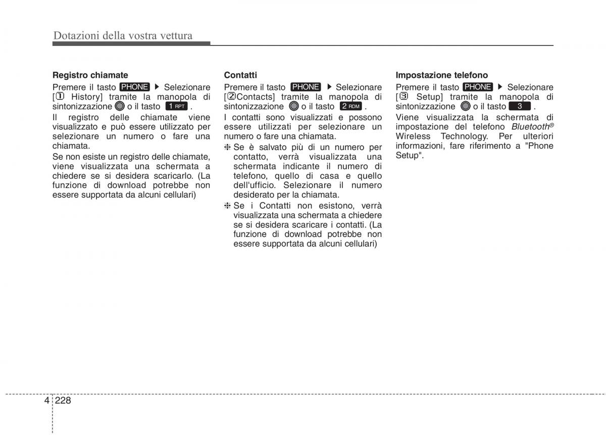 KIA Carens III 3 manuale del proprietario / page 317