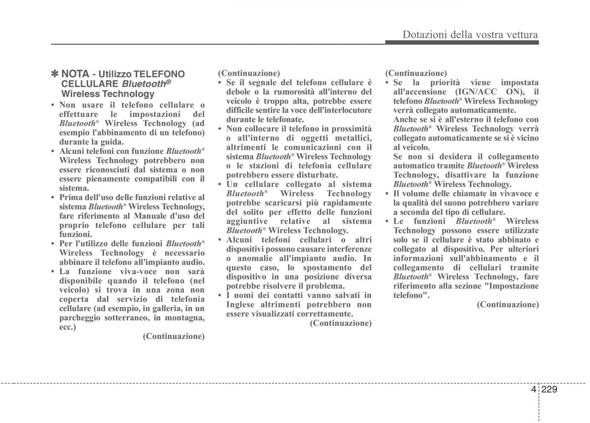 KIA Carens III 3 manuale del proprietario / page 318