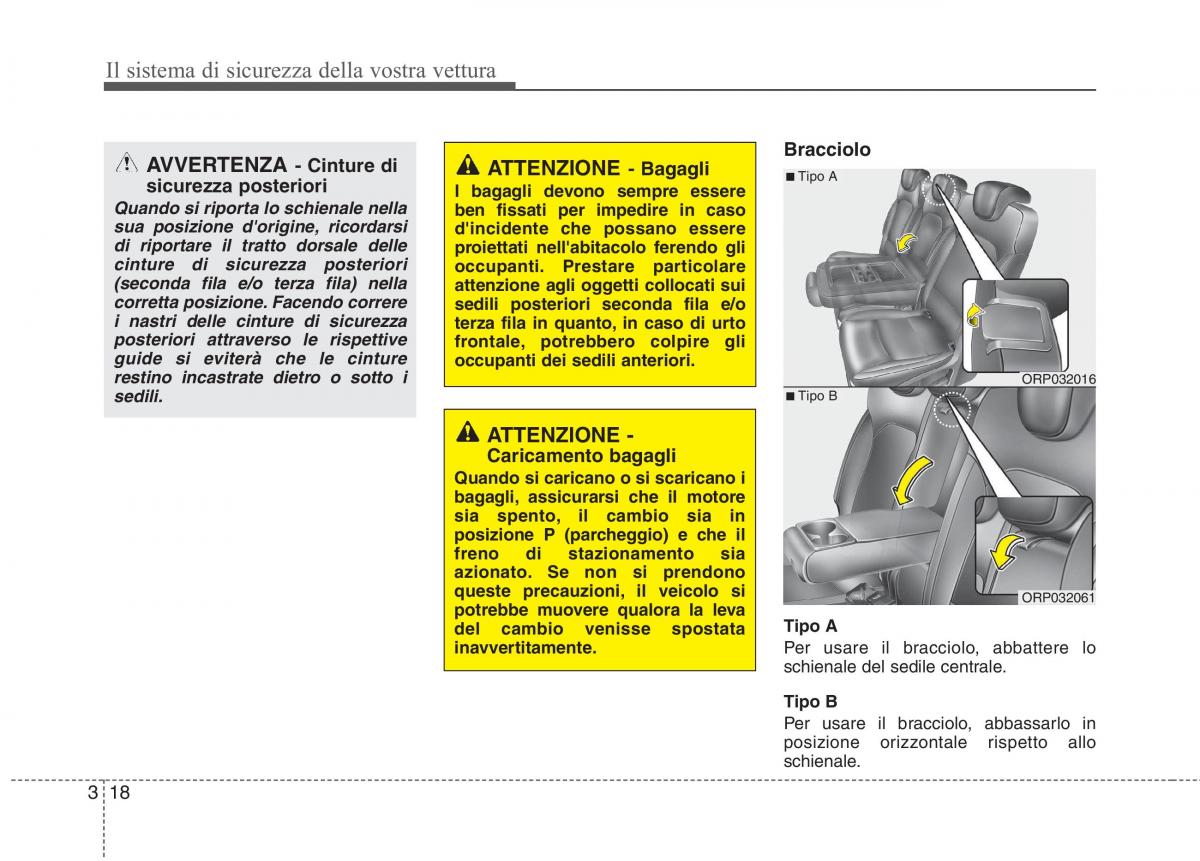 KIA Carens III 3 manuale del proprietario / page 34