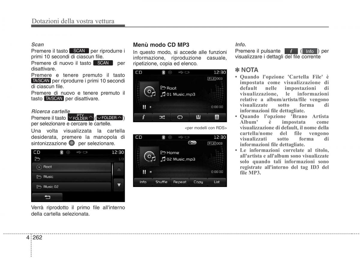 KIA Carens III 3 manuale del proprietario / page 351