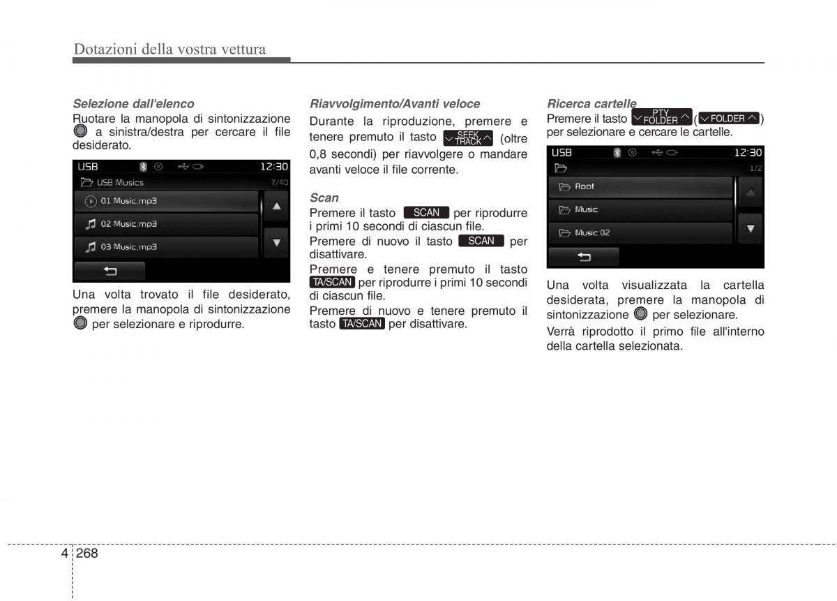 KIA Carens III 3 manuale del proprietario / page 357