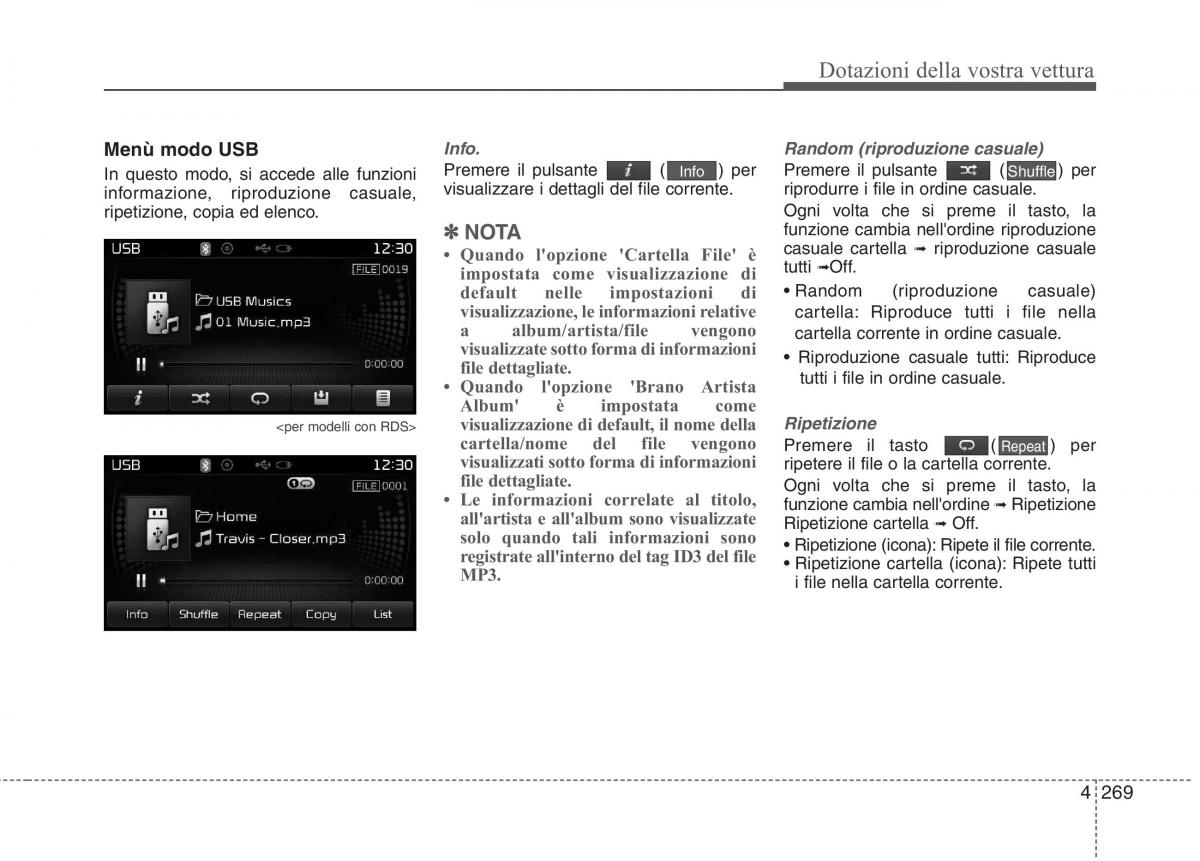 KIA Carens III 3 manuale del proprietario / page 358