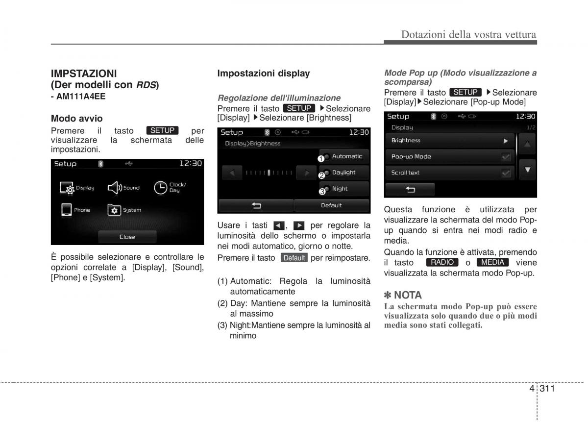 KIA Carens III 3 manuale del proprietario / page 400