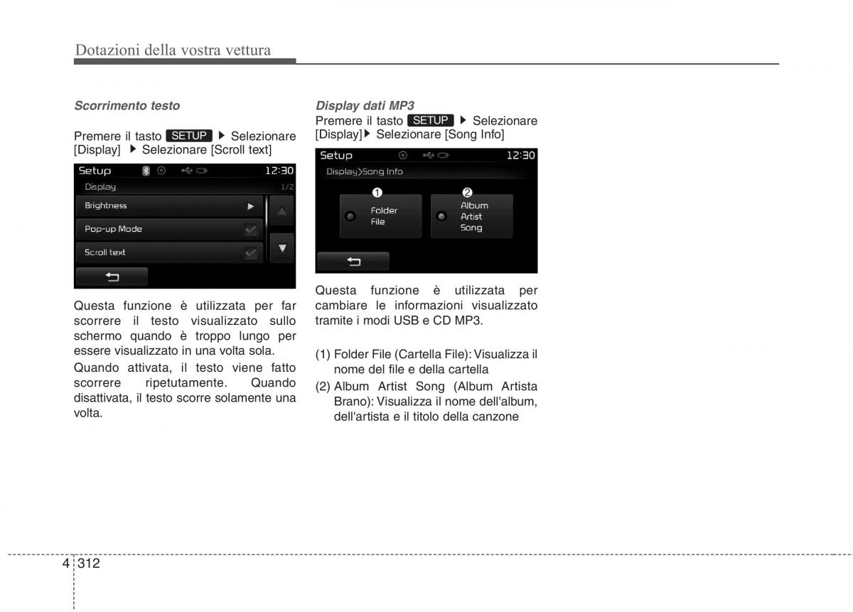 KIA Carens III 3 manuale del proprietario / page 401