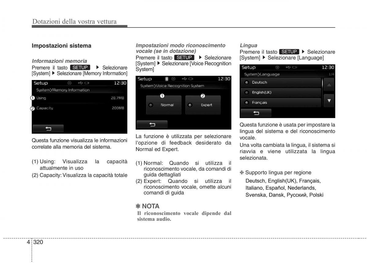 KIA Carens III 3 manuale del proprietario / page 409