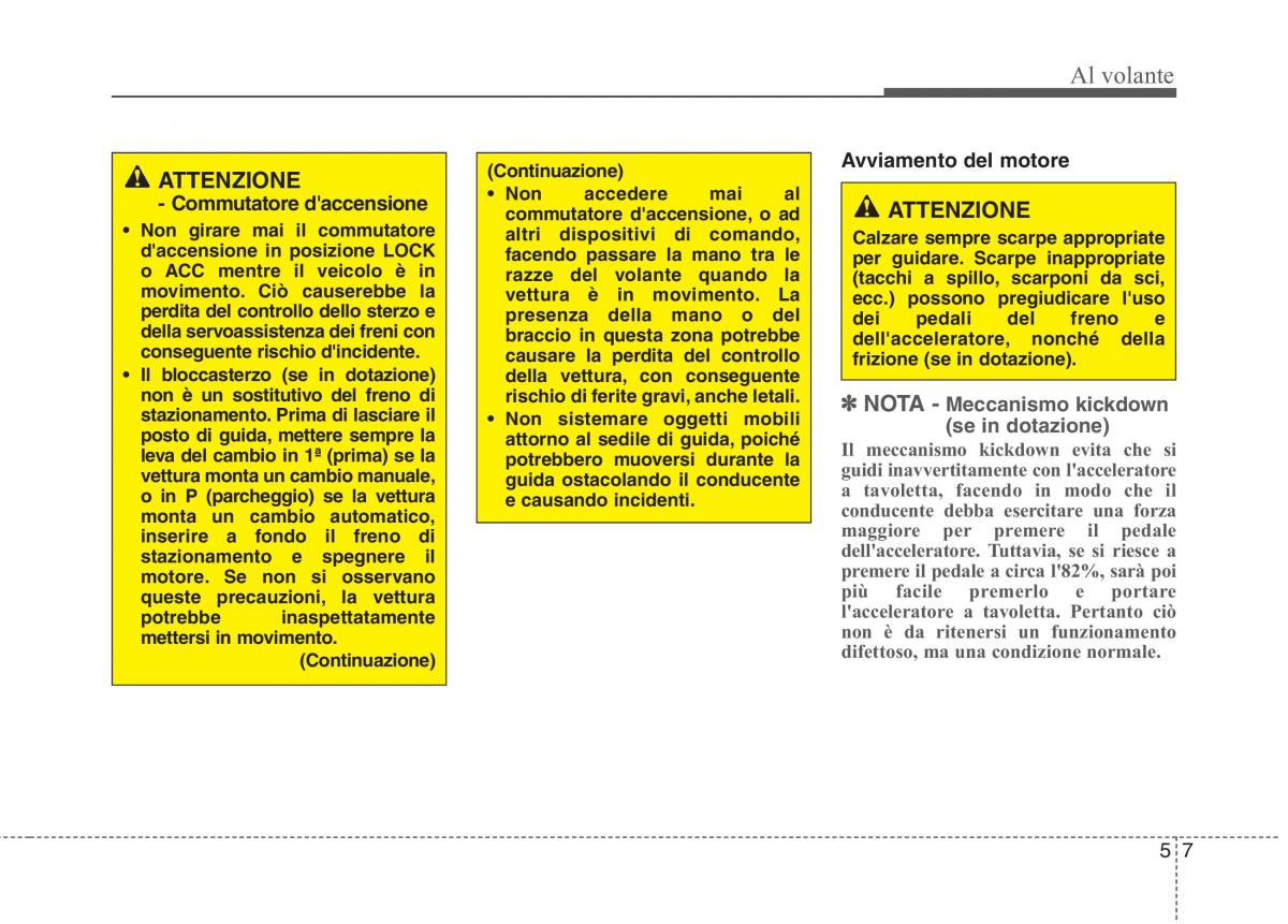 KIA Carens III 3 manuale del proprietario / page 425