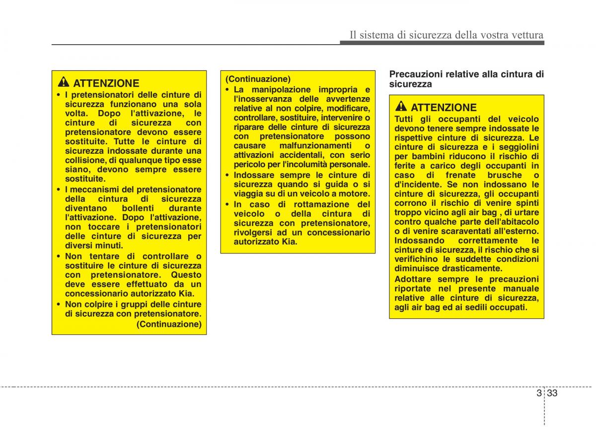 KIA Carens III 3 manuale del proprietario / page 49