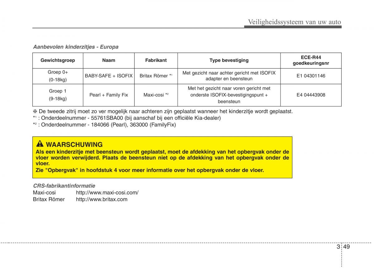 KIA Carens III 3 handleiding / page 65