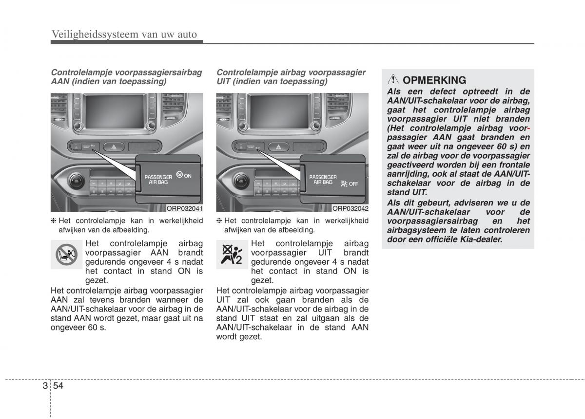 KIA Carens III 3 handleiding / page 70