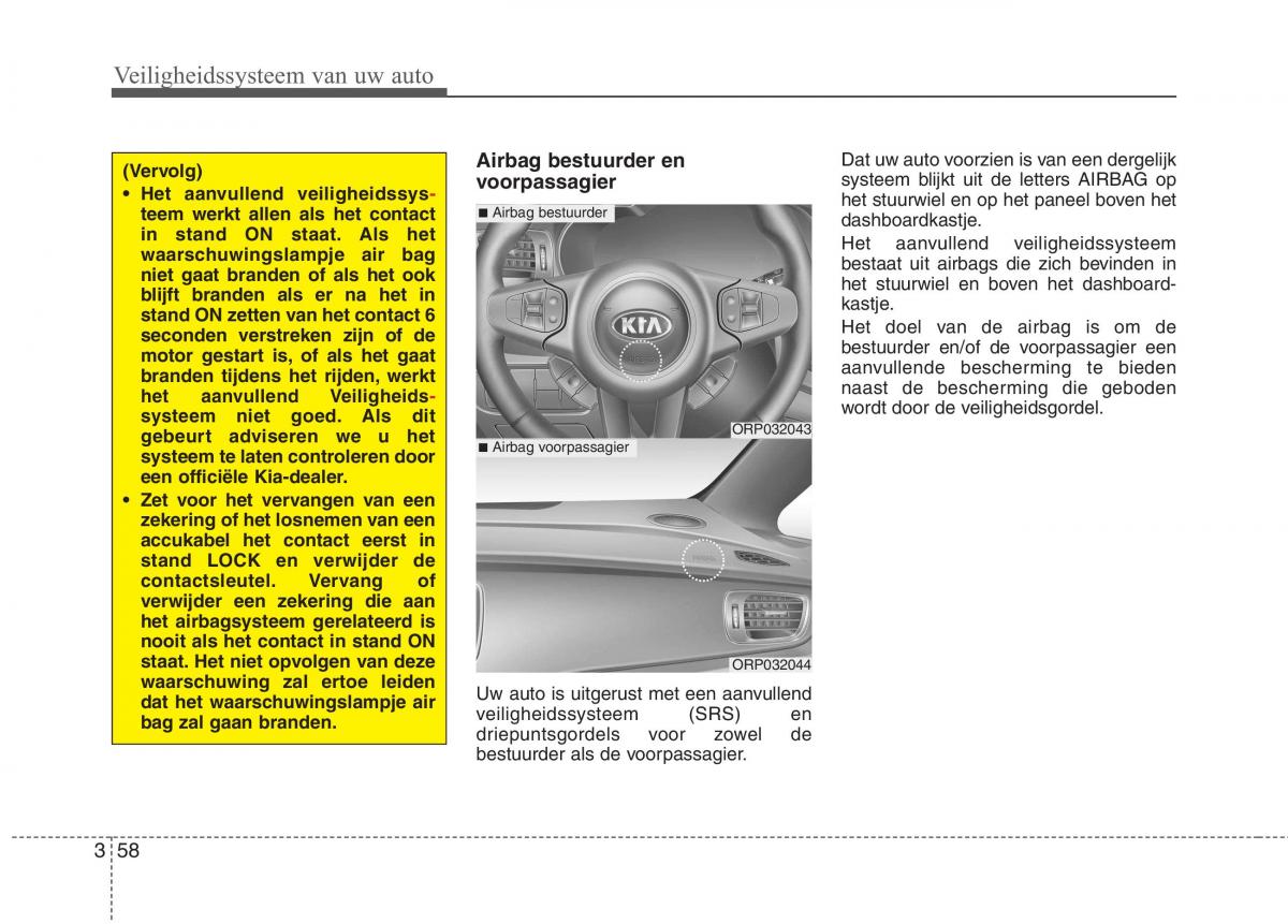 KIA Carens III 3 handleiding / page 74