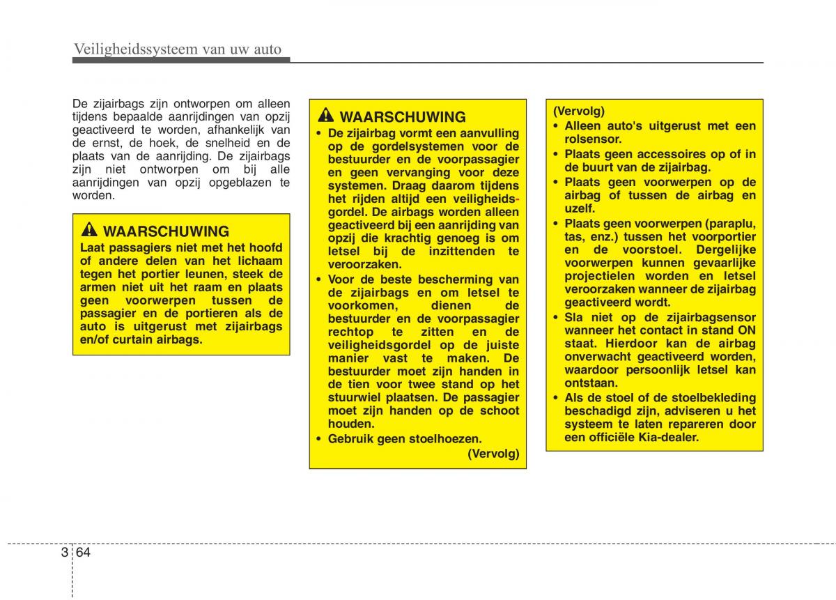 KIA Carens III 3 handleiding / page 80