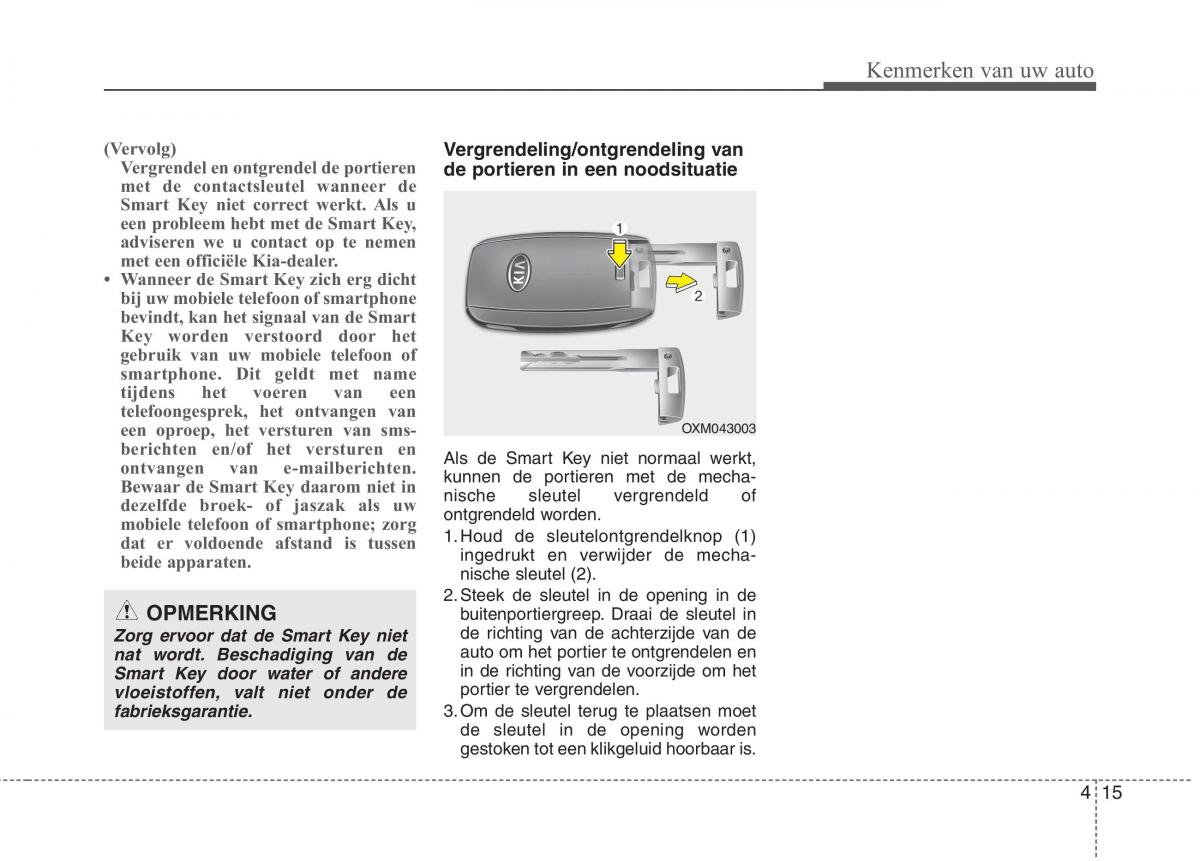 KIA Carens III 3 handleiding / page 105