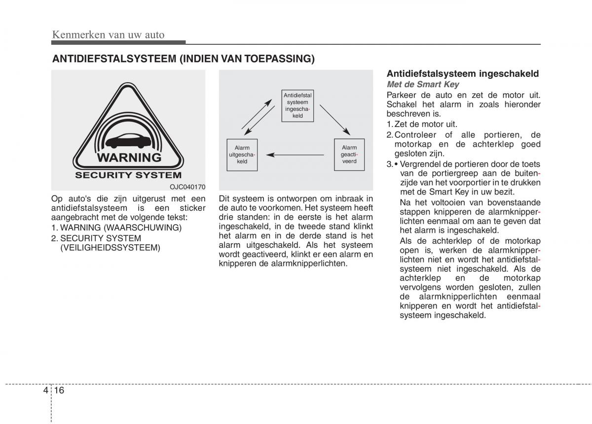 KIA Carens III 3 handleiding / page 106