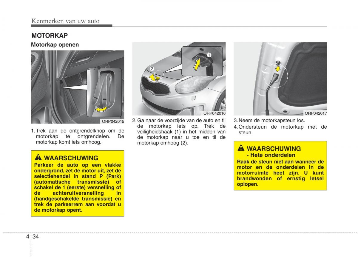 KIA Carens III 3 handleiding / page 124