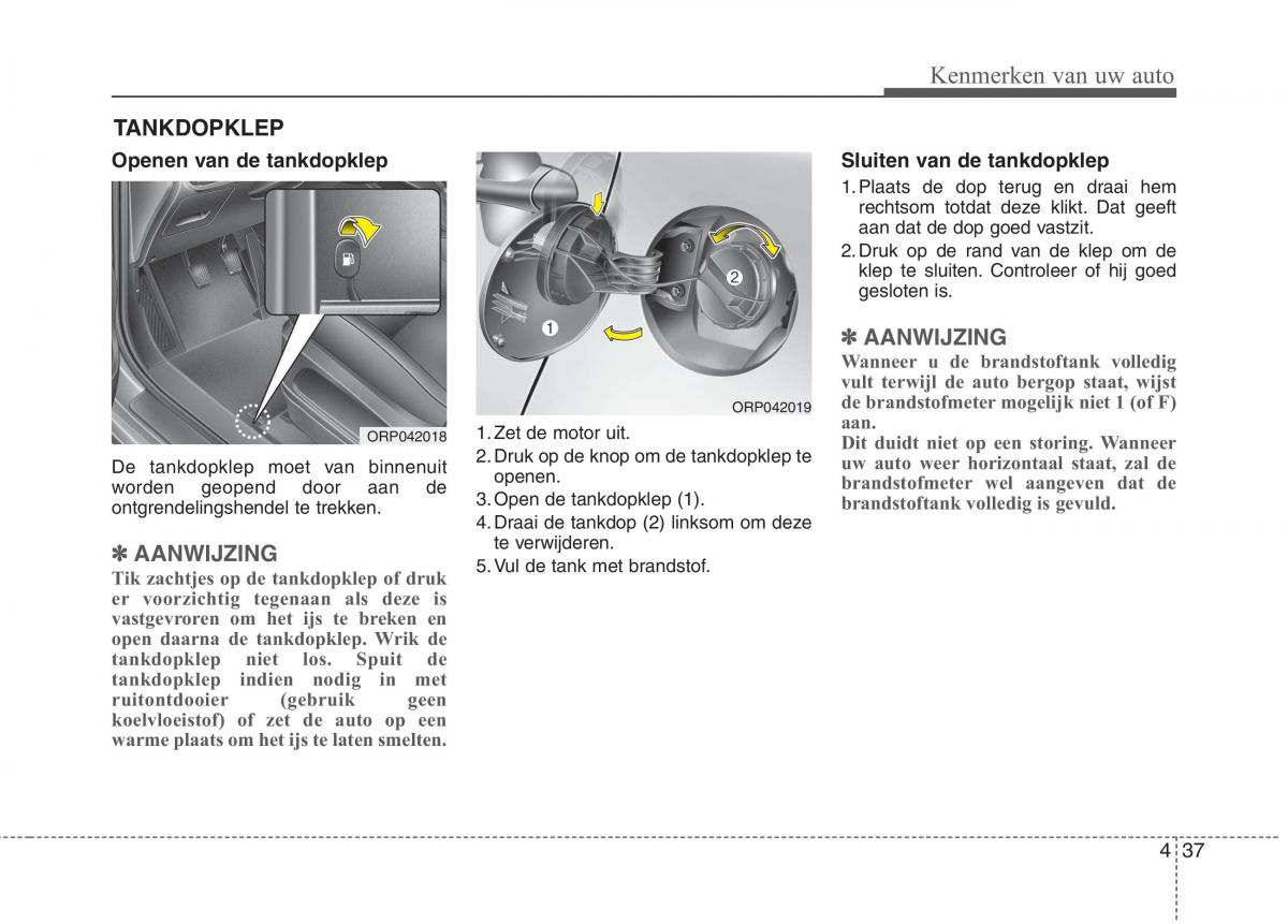 KIA Carens III 3 handleiding / page 127