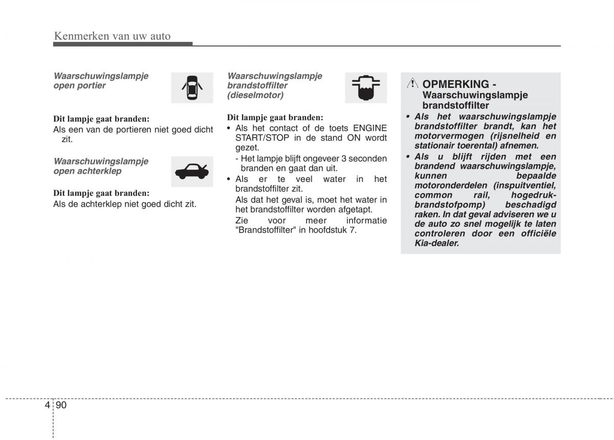 KIA Carens III 3 handleiding / page 180