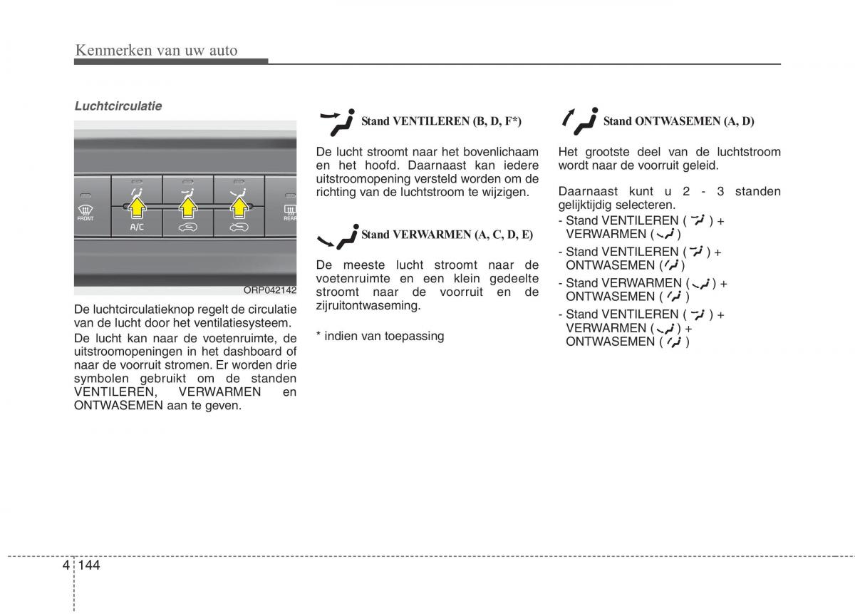 KIA Carens III 3 handleiding / page 234