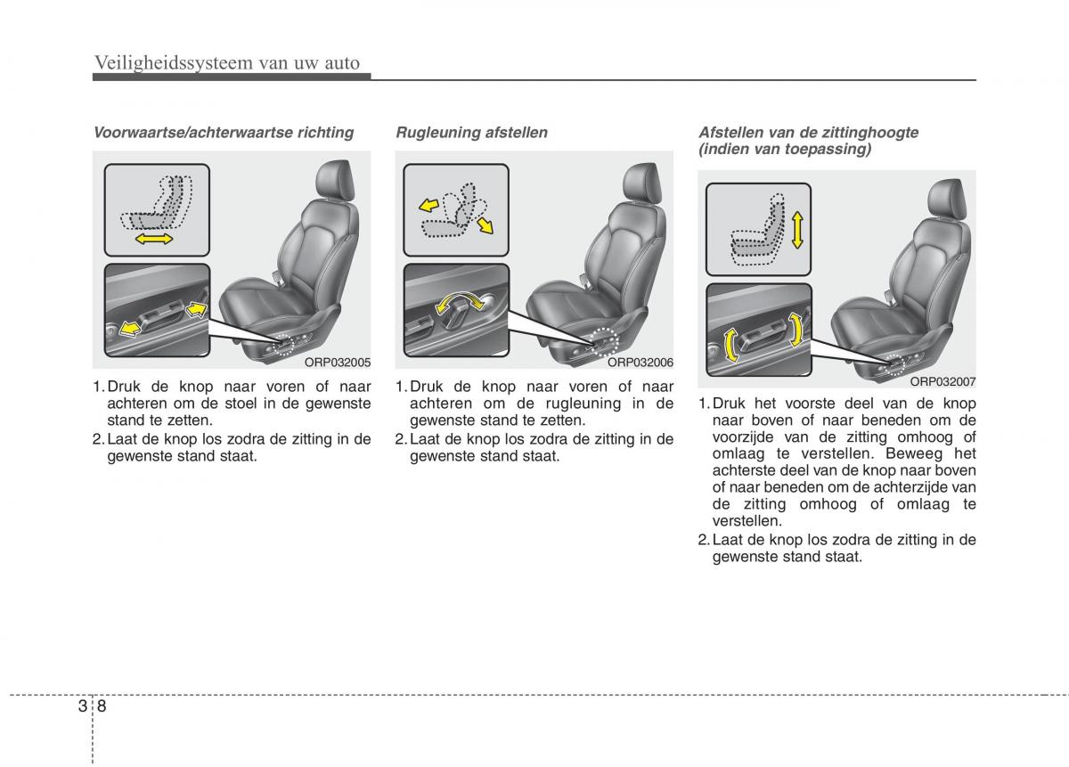 KIA Carens III 3 handleiding / page 24