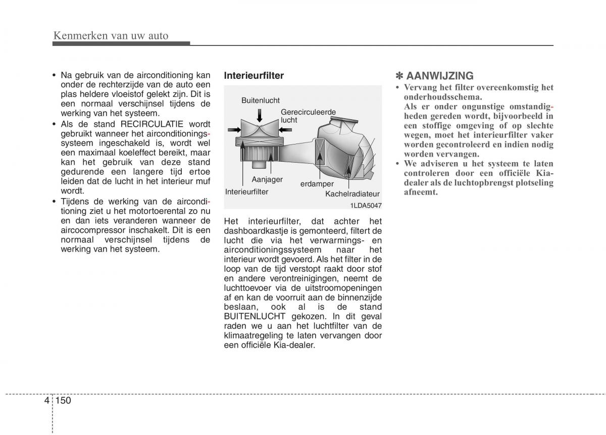 KIA Carens III 3 handleiding / page 240