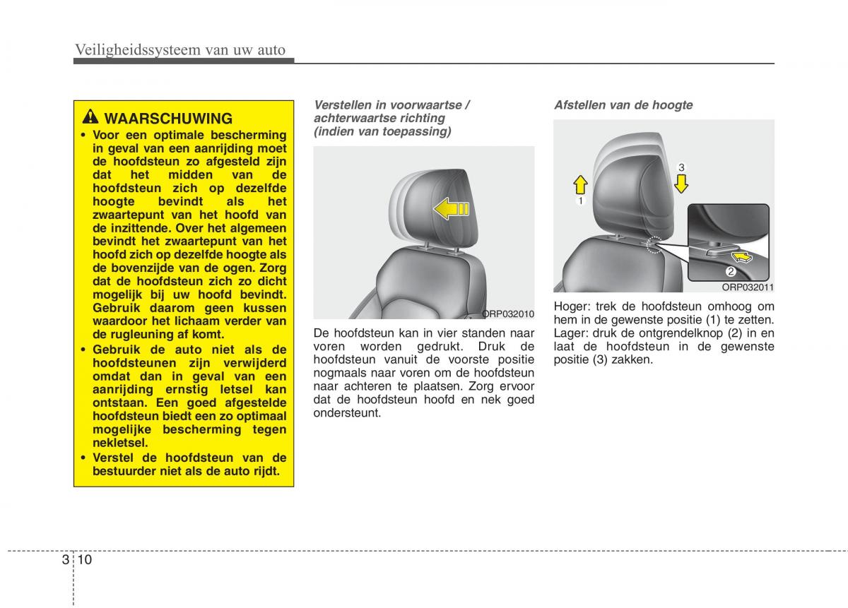 KIA Carens III 3 handleiding / page 26