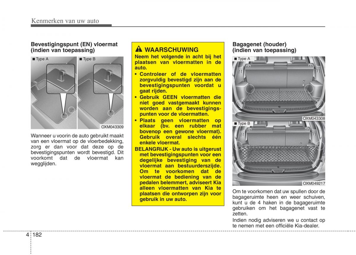 KIA Carens III 3 handleiding / page 272