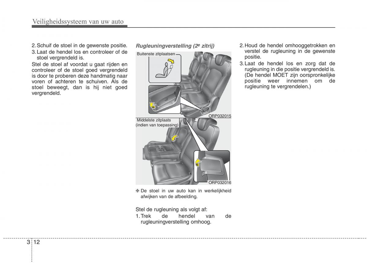 KIA Carens III 3 handleiding / page 28