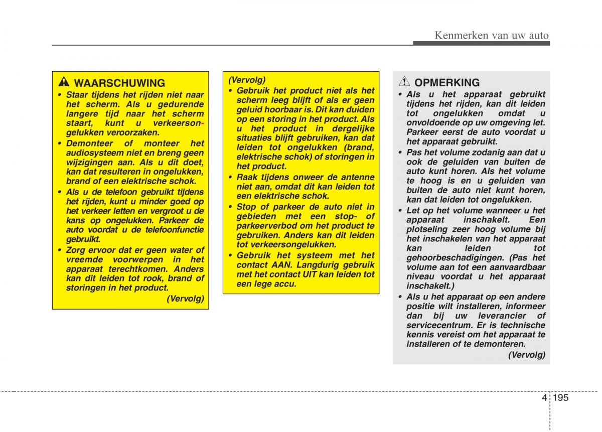 KIA Carens III 3 handleiding / page 285