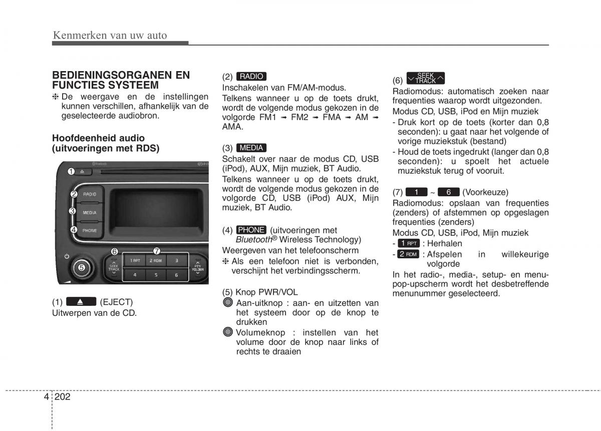 KIA Carens III 3 handleiding / page 292