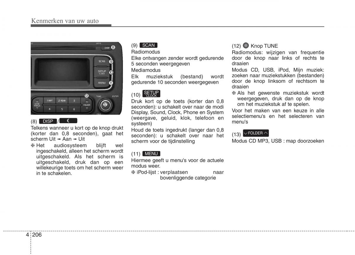 KIA Carens III 3 handleiding / page 296