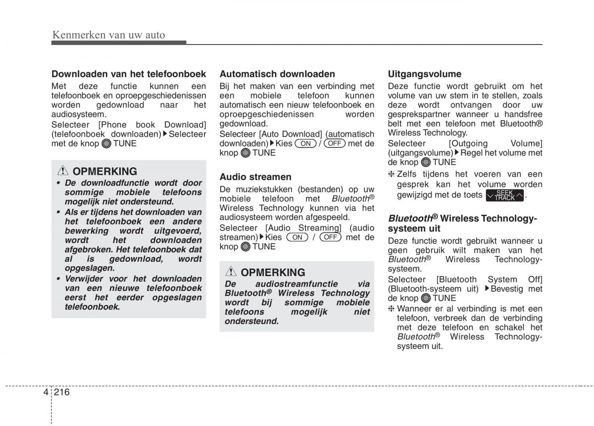 KIA Carens III 3 handleiding / page 306