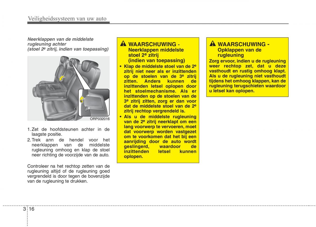 KIA Carens III 3 handleiding / page 32