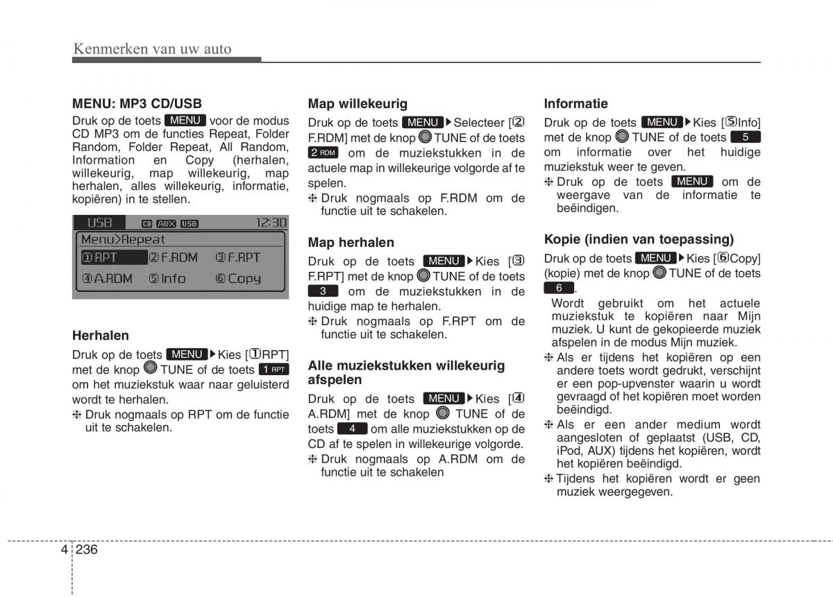 KIA Carens III 3 handleiding / page 326