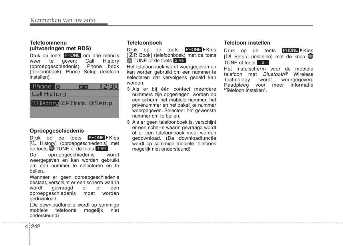 KIA Carens III 3 handleiding / page 332