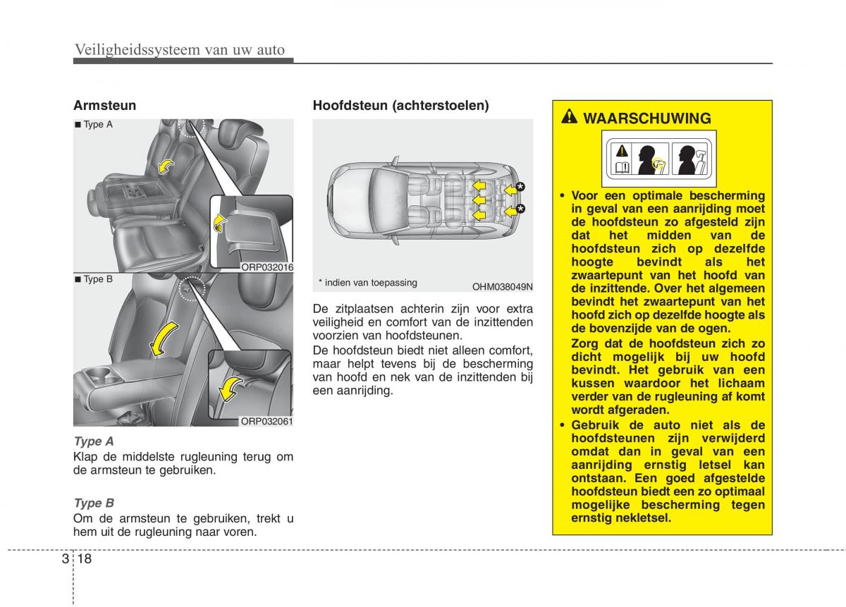 KIA Carens III 3 handleiding / page 34