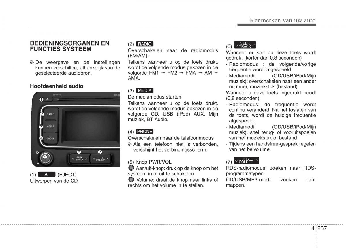 KIA Carens III 3 handleiding / page 347