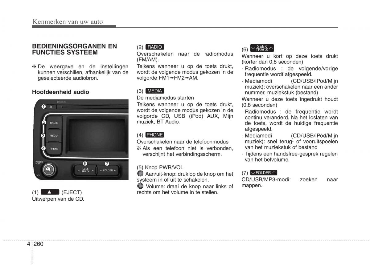 KIA Carens III 3 handleiding / page 350