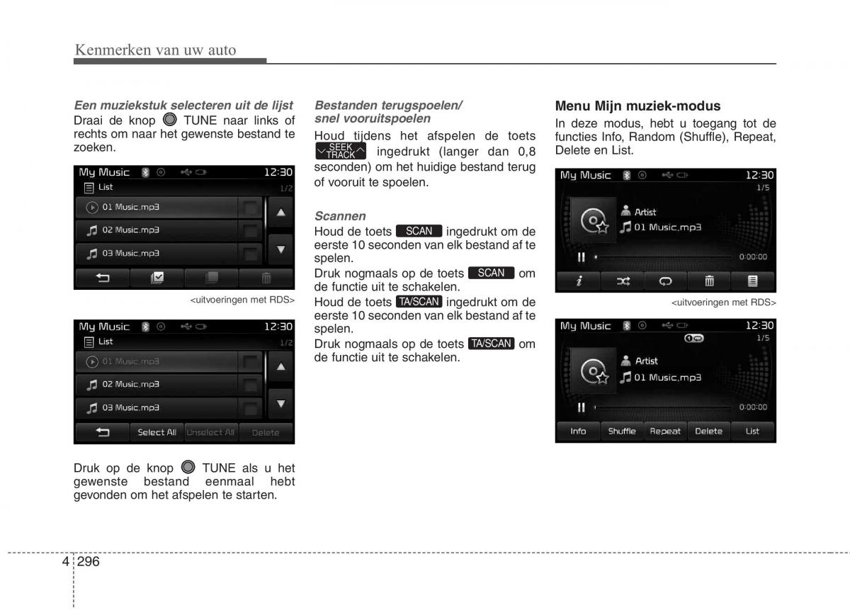 KIA Carens III 3 handleiding / page 386