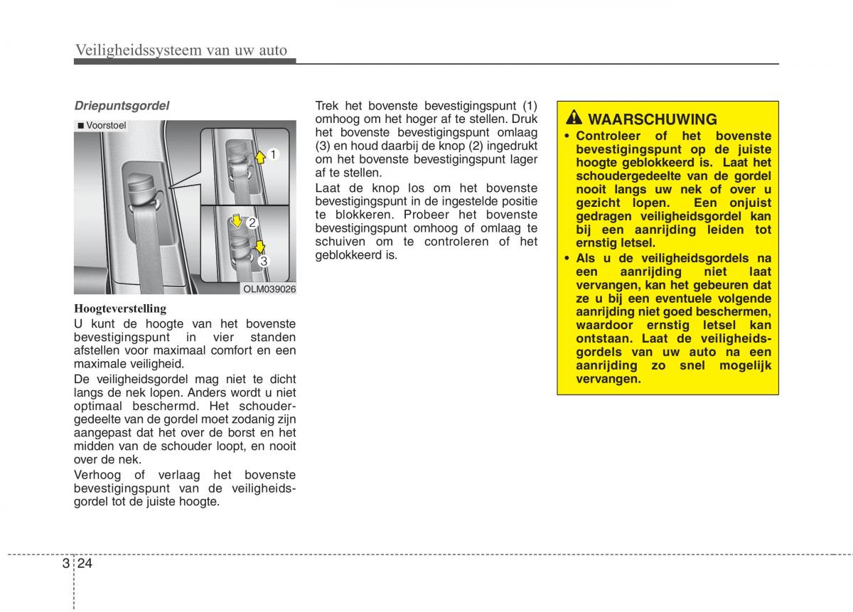 KIA Carens III 3 handleiding / page 40