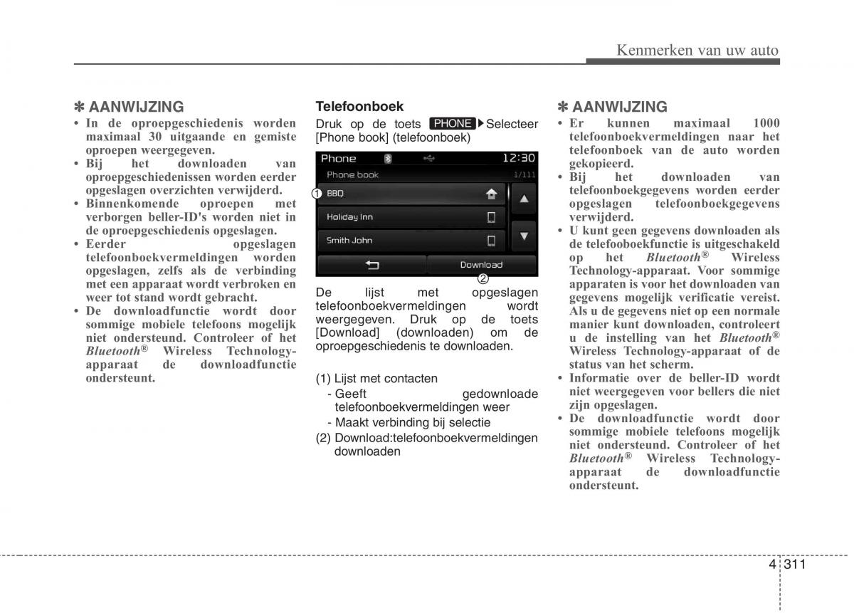 KIA Carens III 3 handleiding / page 401