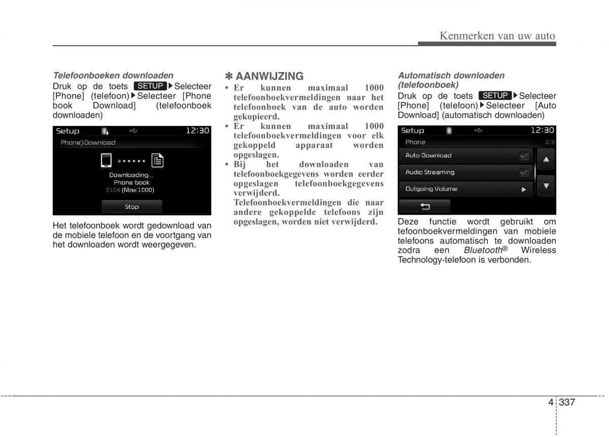 KIA Carens III 3 handleiding / page 427