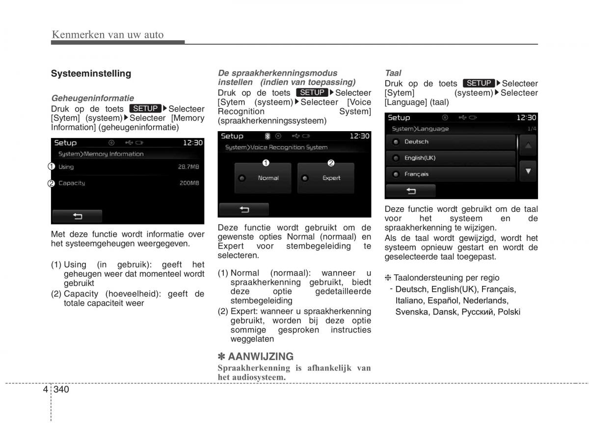 KIA Carens III 3 handleiding / page 430