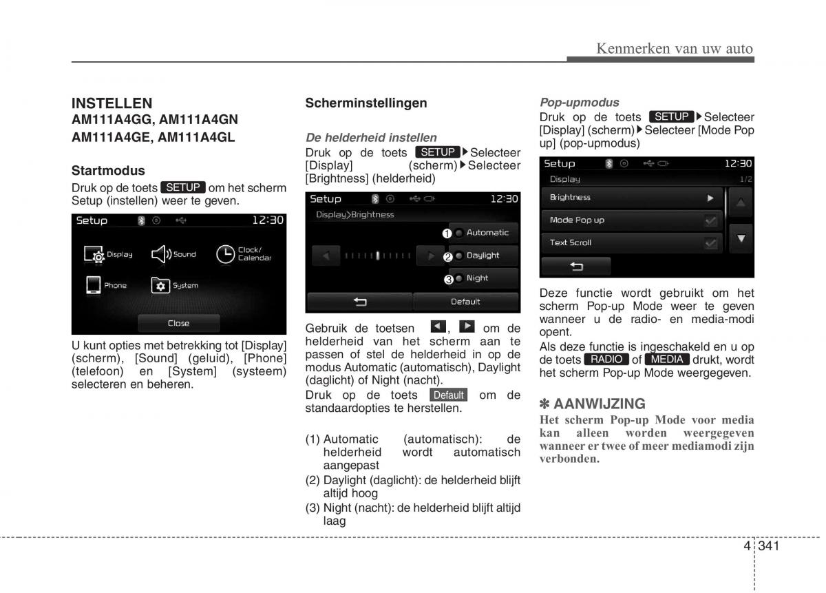 KIA Carens III 3 handleiding / page 431