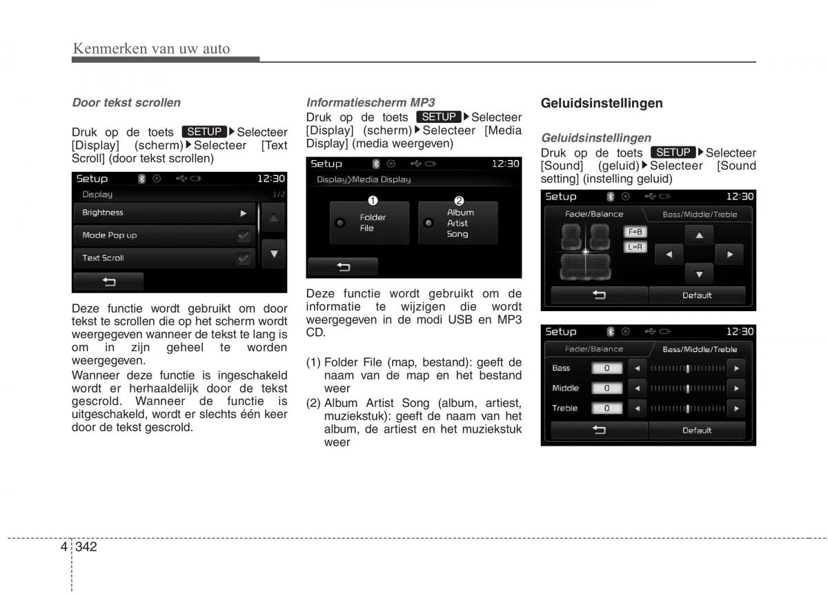 KIA Carens III 3 handleiding / page 432