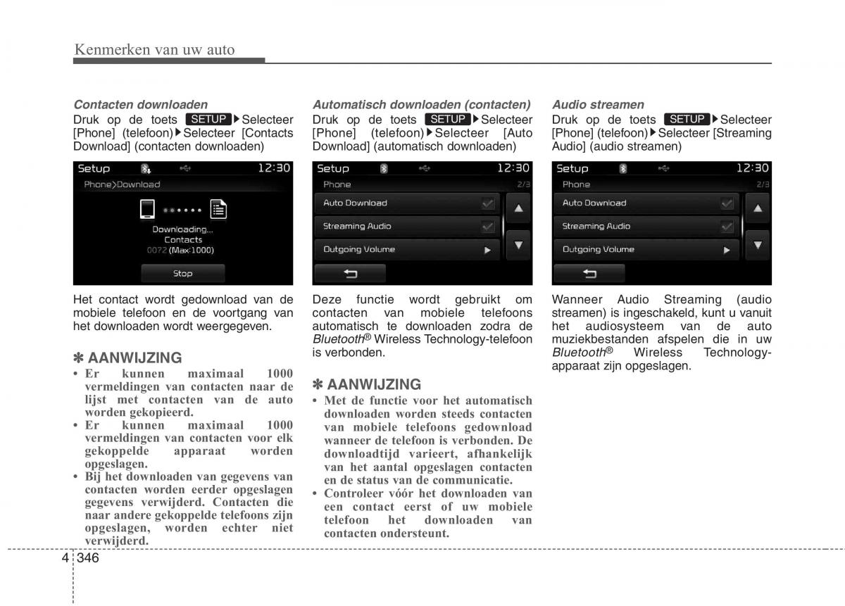 KIA Carens III 3 handleiding / page 436